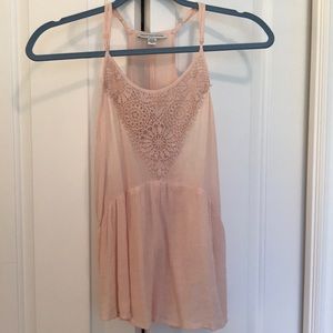 cute American Eagle peach tank (m)